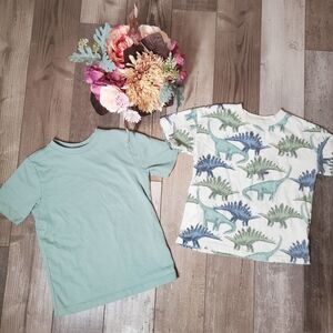 Boys Casual T-Shirt Bundle | Wonder Nation & Carter's | Size XS 4-5 and 5T | EUC